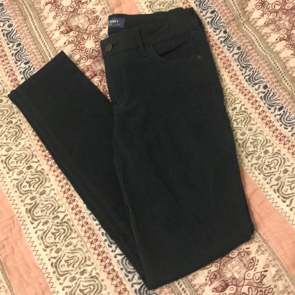 Old Navy Dark Green Skinny Jeans